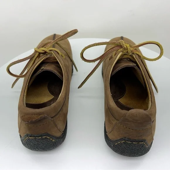 Born Oxford Sneaker Nubuck Brown Leather Gorp Western Southwestern Hippie Boho 8 - Picture 9 of 15